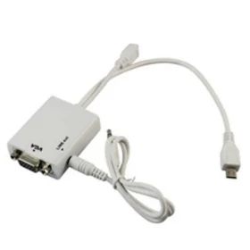 Custom splitter VGA to two micro USB cable